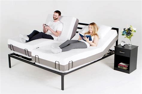 adjustable electric bed frame on mattress spring box|bedjet adjustable bed frame.